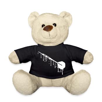 Darts Sports Fun - Teddy Bear - black - Front