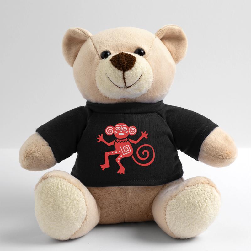 Ancient Mexican Symbol, Monkey, Monkey Teddy Bear