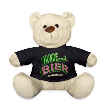 hopfen lieben hundeliebhaber saufen statement - Teddy - Schwarz - Vorne