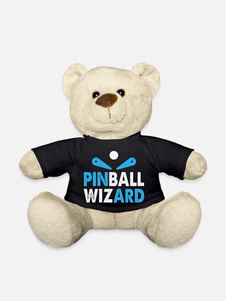 Flipperautomat weiß blau Pinball Wizard Flipper - Teddy - Schwarz