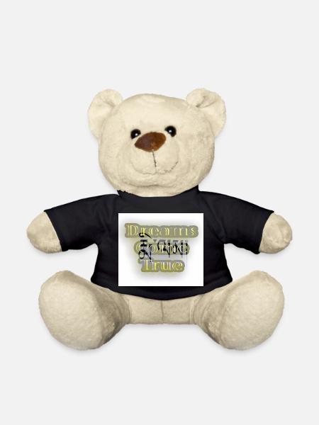 Dreams Come True Digital Art - Teddy Bear - black