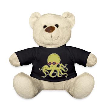 Krake Sonnenbrille - Teddy - Schwarz - Vorne