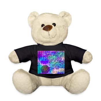 Persian Tree of Life No. 2 - Teddy Bear - black - Front