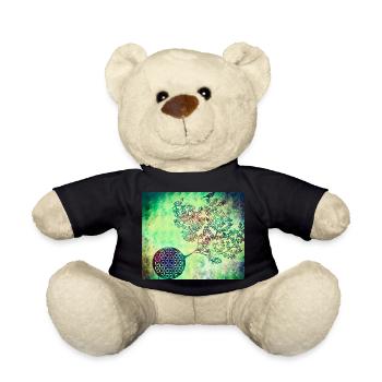Persian Tree of Life No. 4 - Teddy Bear - black - Front