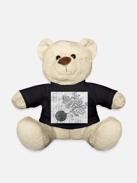 Persian Tree of Life No. 5 - Teddy Bear - black