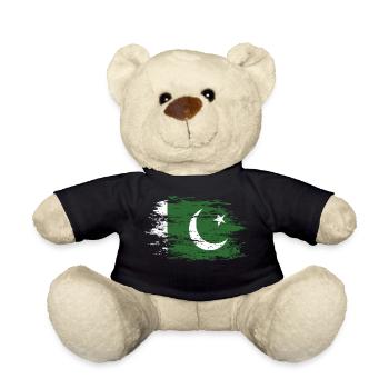 Drapeau pakistanais utilisé - Nounours - noir - Devant