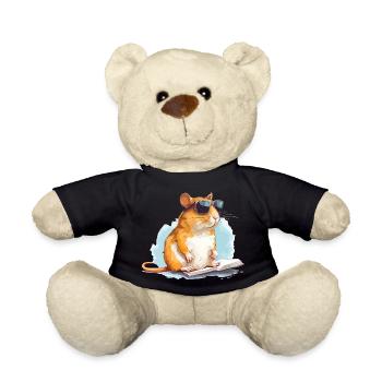Mel the gerbil - Teddy Bear - black - Front