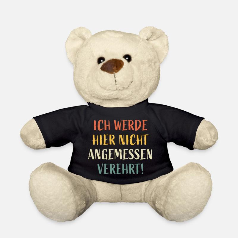 Ich werde hier nicht angemessen verehrt! - Teddy - Schwarz