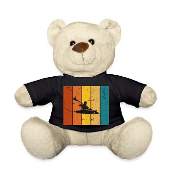 Vintage Gift Kayak - Teddy Bear - black - Front