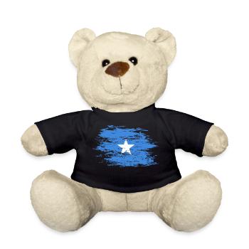 Drapeau de la Somalie utilisé - Nounours - noir - Devant