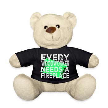 Arboriculture Safety Helmet Chainsaw Carpenter - Teddy Bear - black - Front