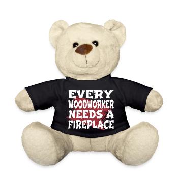 buy animation bday fisherman jokes cool rod baby - Teddy - Schwarz - Vorne
