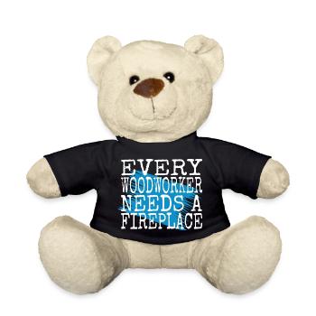 Mythology Geek Birthday Gift Quote Father - Teddy Bear - black - Front