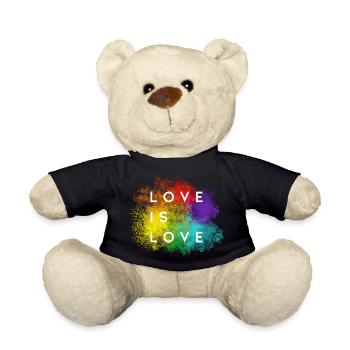 Liebe ist Liebe - Teddy - Schwarz - Vorne