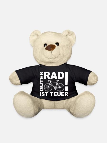 A good bike is expensive - Teddy Bear - black