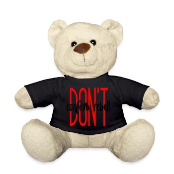 DONT conform rebel - Teddy Bear - black - Front
