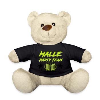 malle party team - Teddy - Schwarz - Vorne