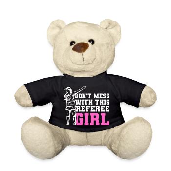 Soccer Referee - Teddy Bear - black - Front