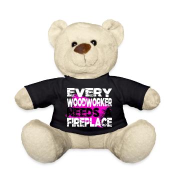 Carpenter Saw Geek Blogger Lumberjack - Nounours - noir - Devant