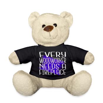 funny carpenter dad arborists - Teddy - Schwarz - Vorne