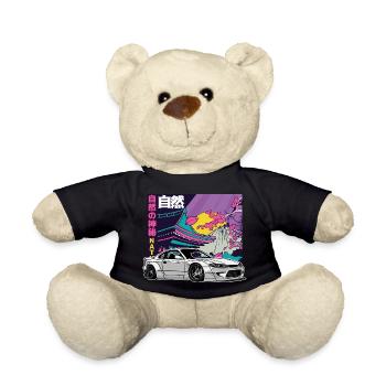 JDM Sakura Japanisches Haus Tuning Auto Legende 90 - Teddy - Schwarz - Vorne