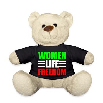 Women life freedom - Nounours - noir - Devant