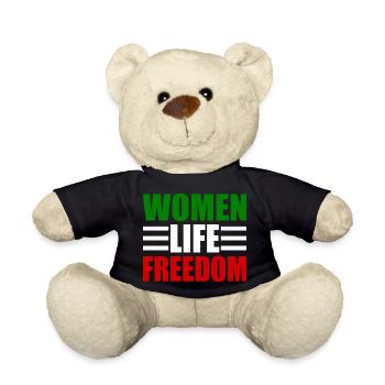 Women life freedom - Nounours - noir - Devant