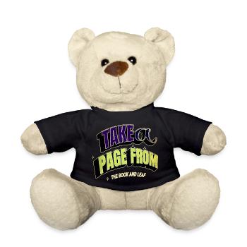 Lecteur de livre féminin Green Book Keeper cadeau - Nounours - noir - Devant