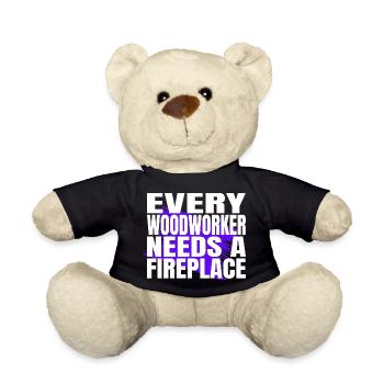 Funshirt Jackhammer Dad Funny Quote - Teddy Bear - black - Front