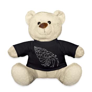 Einsiedler Geometric White - Teddy - Schwarz - Vorne