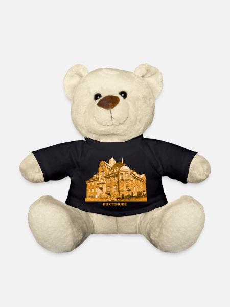 Buxtehude Rathaus Stadt Niedersachsen - Teddy - Schwarz