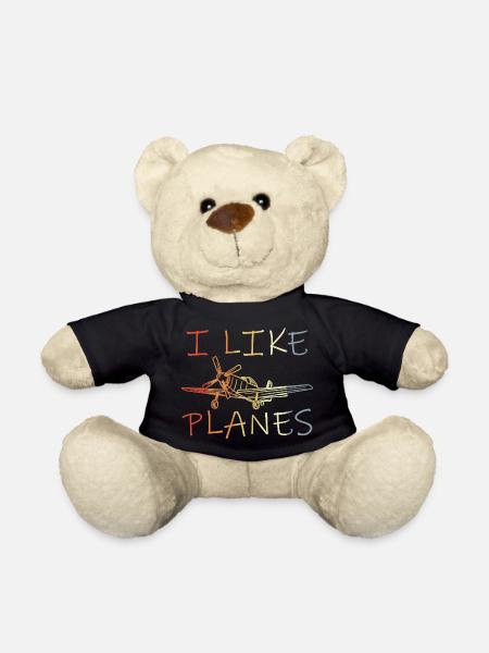 Plane Spotter - Teddy - Schwarz
