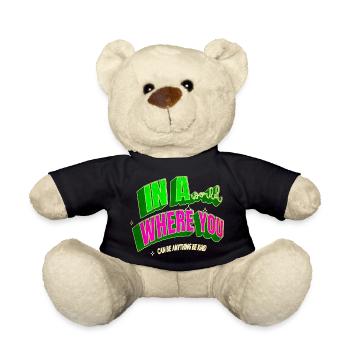 Joke Fun Jokes Vegan Pro Vegan Fruit Gift - Teddy Bear - black - Front