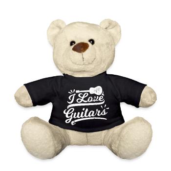 I Love Guitars - Teddy - Schwarz - Vorne