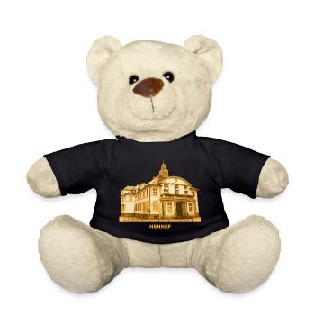Hennef, Sieg, Town Hall, Rhine, North Rhine-Westphalia - Teddy Bear - black - Front