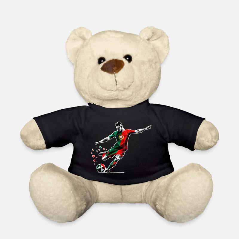 Fussball Portugal - Teddy - Schwarz