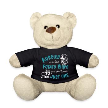 Les Australiens sont comme des croustilles - turquoise - Nounours - noir - Devant