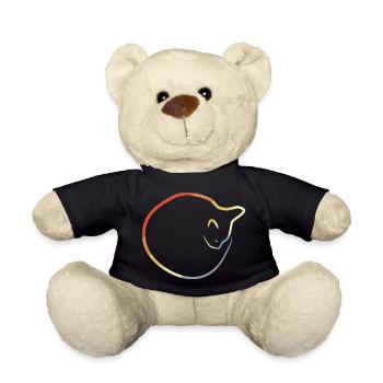 Katze im Retro Look - Teddy - Schwarz - Vorne