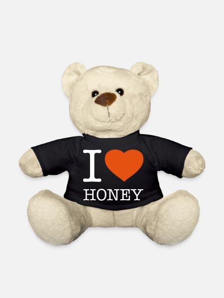 I LOVE HONEY - Teddy - Schwarz