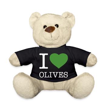 I LOVE OLIVES Oliven - Teddy - Schwarz - Vorne
