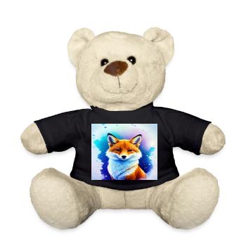 Neon Fee Fuchs - Teddy - Schwarz - Vorne