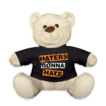 Hater werden es hassen, Schriftzüge zu sagen - Teddy - Schwarz - Vorne
