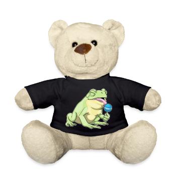 Frog Lollipop - Teddy Bear - black - Front
