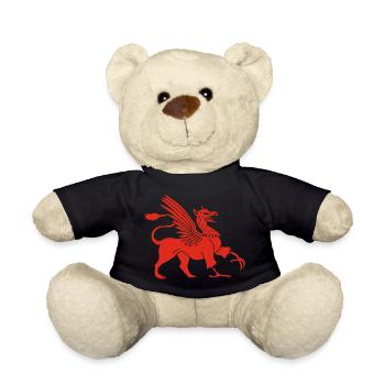 Roter Greif - Teddy - Schwarz - Vorne