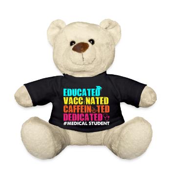 Medical Student - Teddy Bear - black - Front