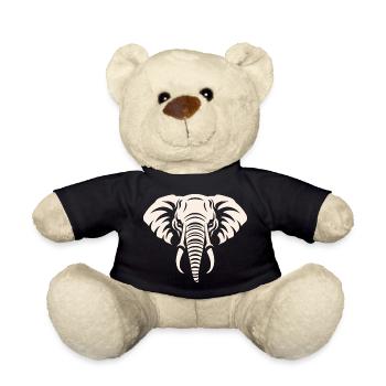 Elefant - Teddy - Schwarz - Vorne