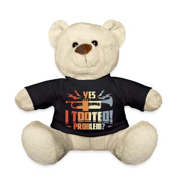 Zitat Trompeter - Teddy - Schwarz - Vorne