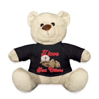 Seeotter - Teddy - Schwarz - Vorne