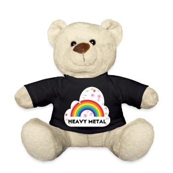 Heavy Metal - Teddy - Schwarz - Vorne
