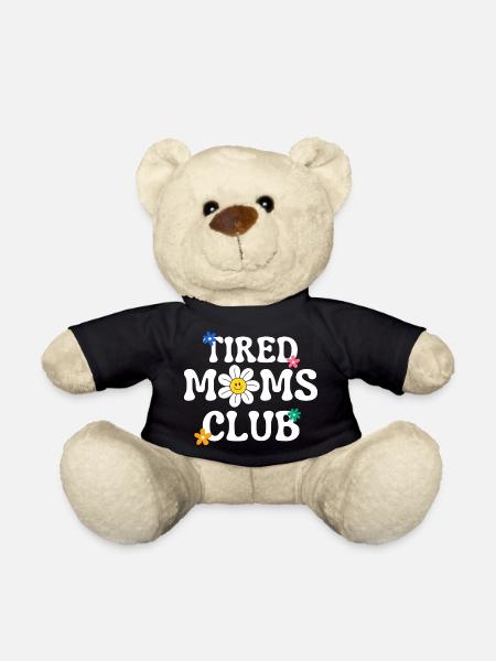 Club des mamans fatiguées avec un texte groovy - Nounours - noir